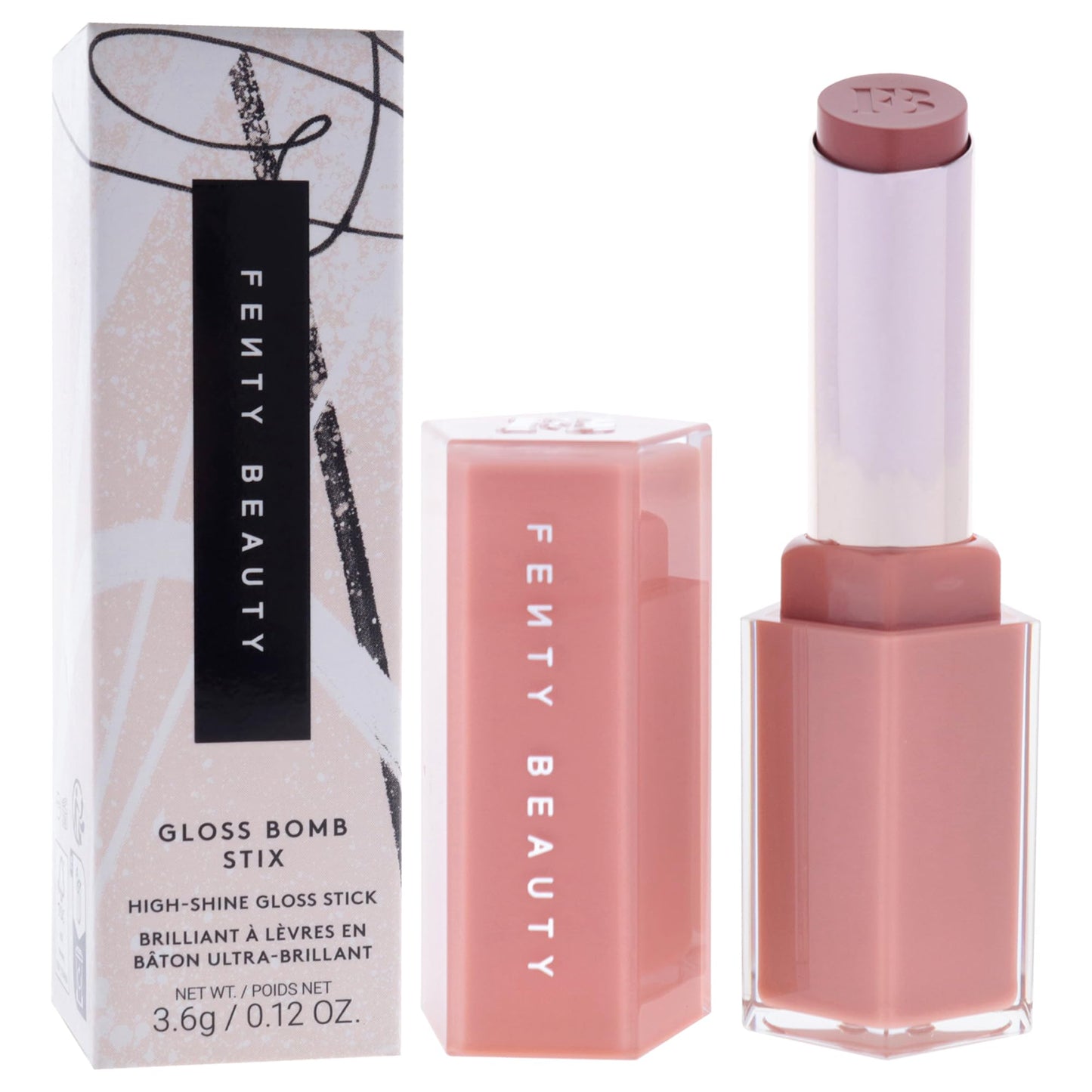 Gloss Bomb Stix High Shine Gloss Stick - 03 Fenty Glow by Fenty Beauty for Women - 0.12 oz Lipstick Beauty & Personal Care FENTY BEAUTY