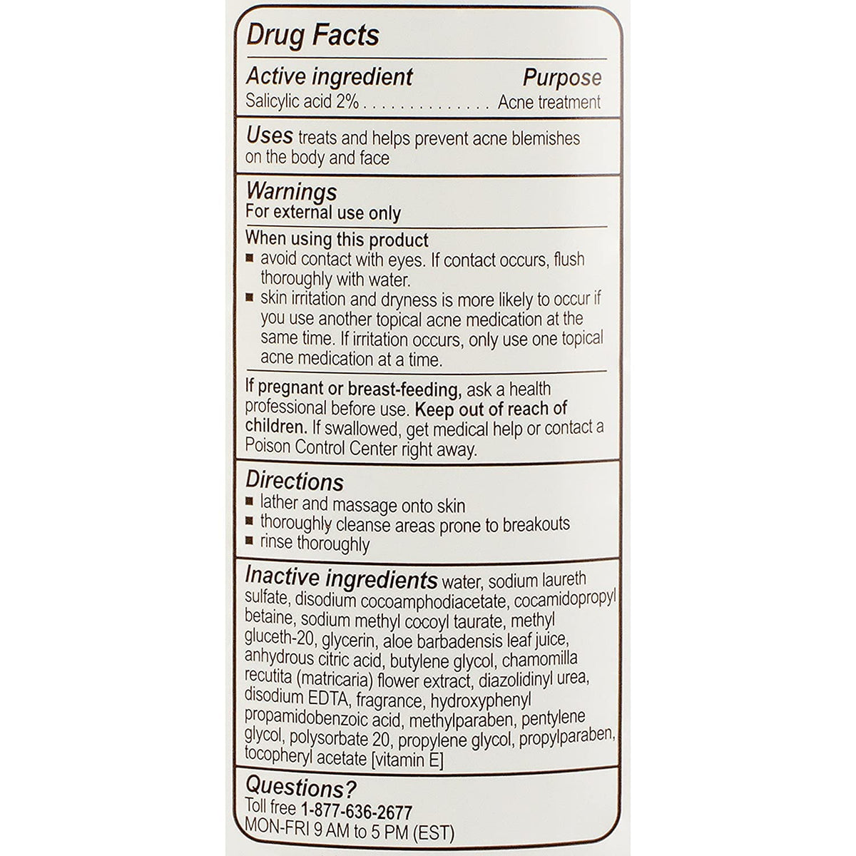 pHisoderm Anti-Blemish Body Wash 10 oz (Pack of 6)