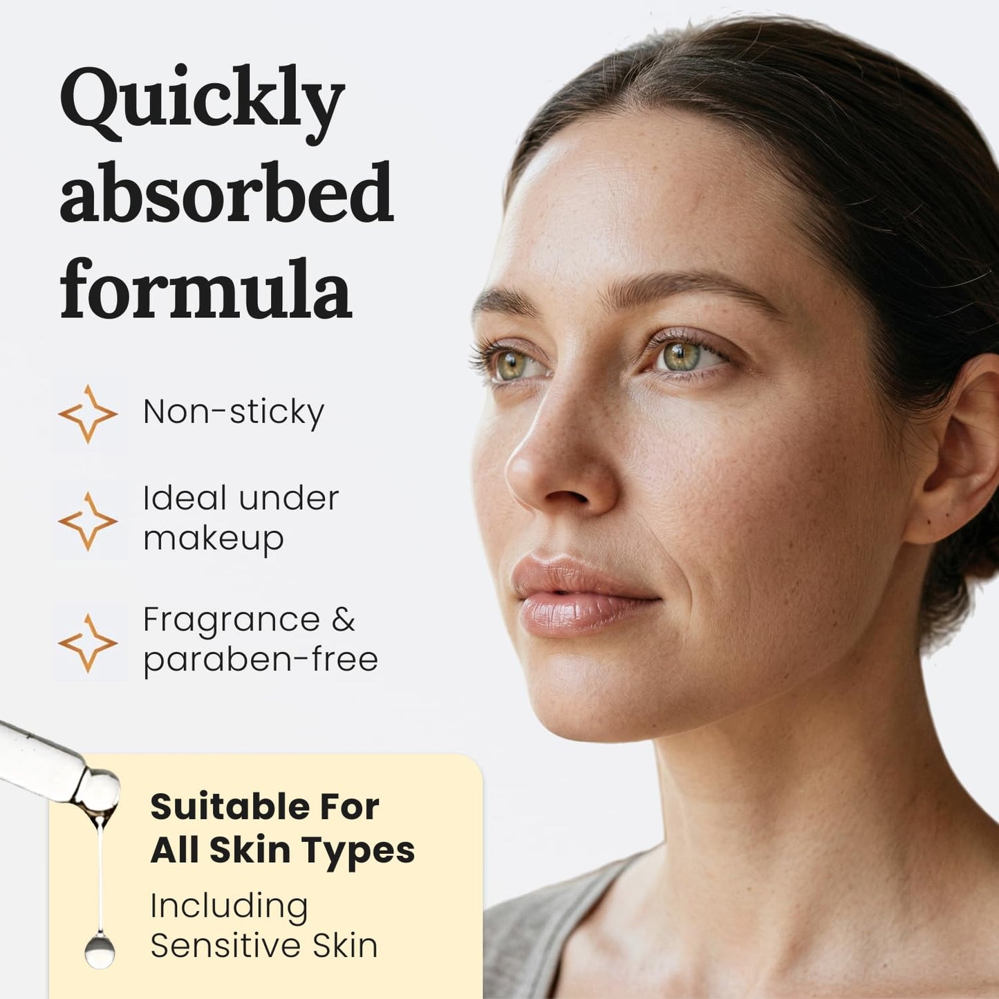 Context Skin Snail Mucin Serum for Face, 96% Snail Mucin + Hyaluronic Acid & Peptides, Lightweight Hydration, Fast-Absorbing, Smooth Texture, Daily Beauty & Personal Care CONTEXT SKIN