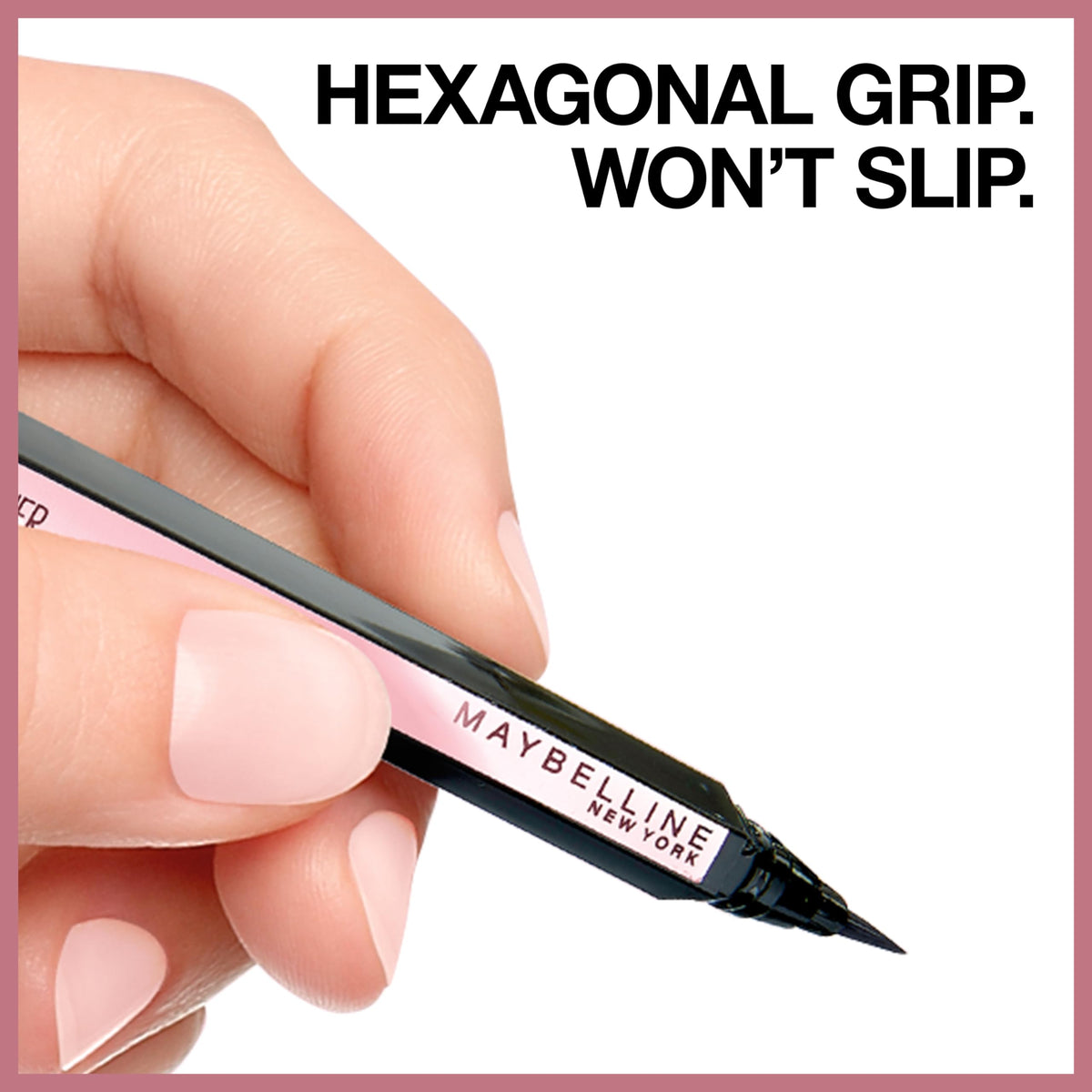 Maybelline Hyper Easy Liquid Pen No-Skip Eyeliner, Satin Finish, Waterproof Formula, Pitch Black, 0.018 Fl Oz Beauty & Personal Care MAYBELLINE