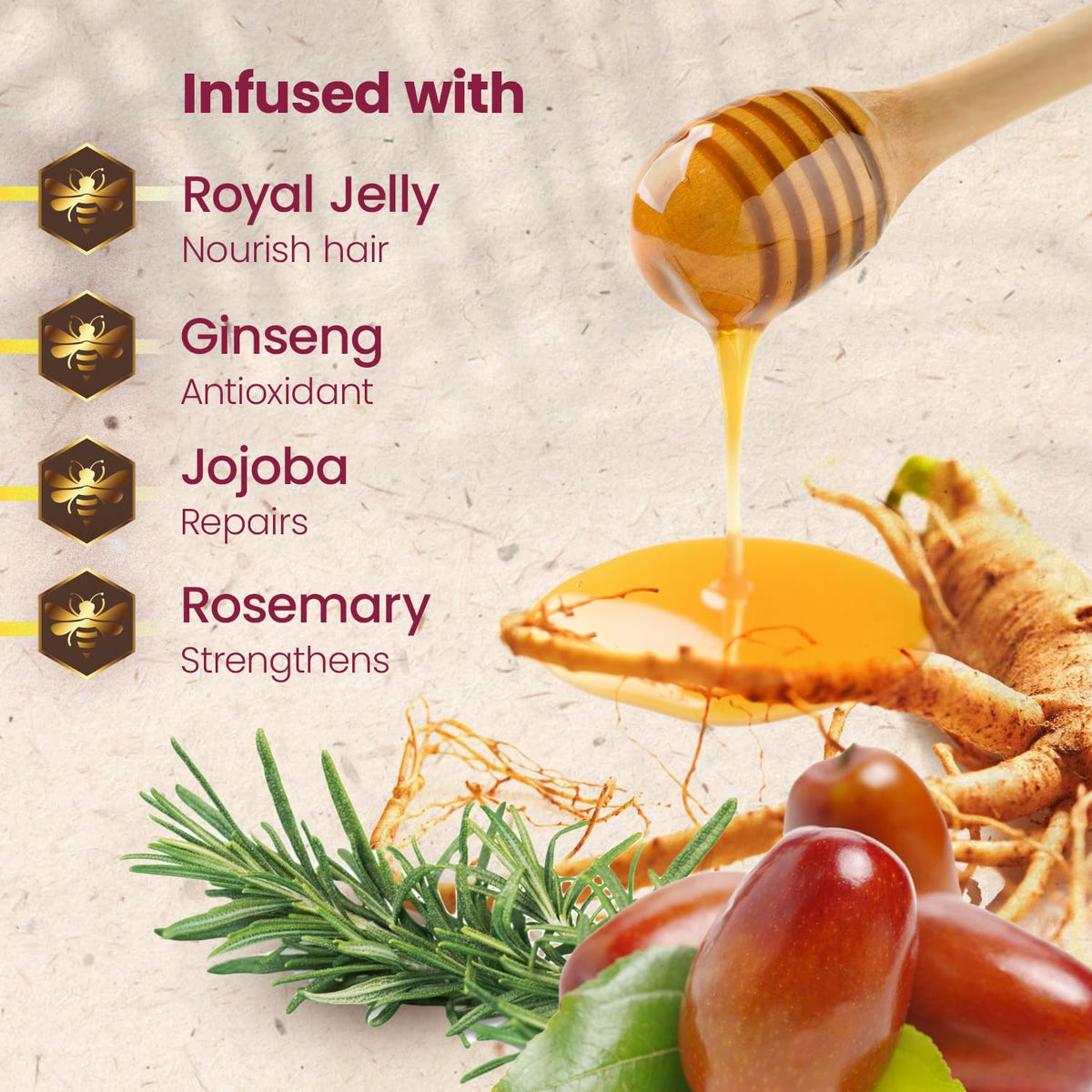 Tio Nacho Ginseng Shampoo with Royal Jelly, Herbal Hair Growth Shampoo for Stronger, Healthier Hair, Ginseng and Natural Extracts for Nourished Beauty & Personal Care Tio Nacho