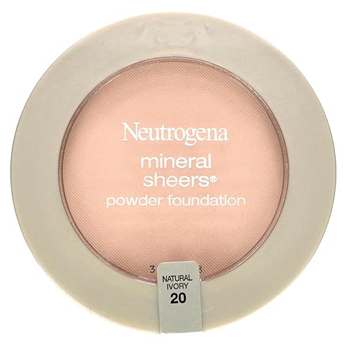 Neutrogena Mineral Sheers Powder Foundation, Natural Ivory 20, 0.34 Ounce Beauty & Personal Care Neutrogena