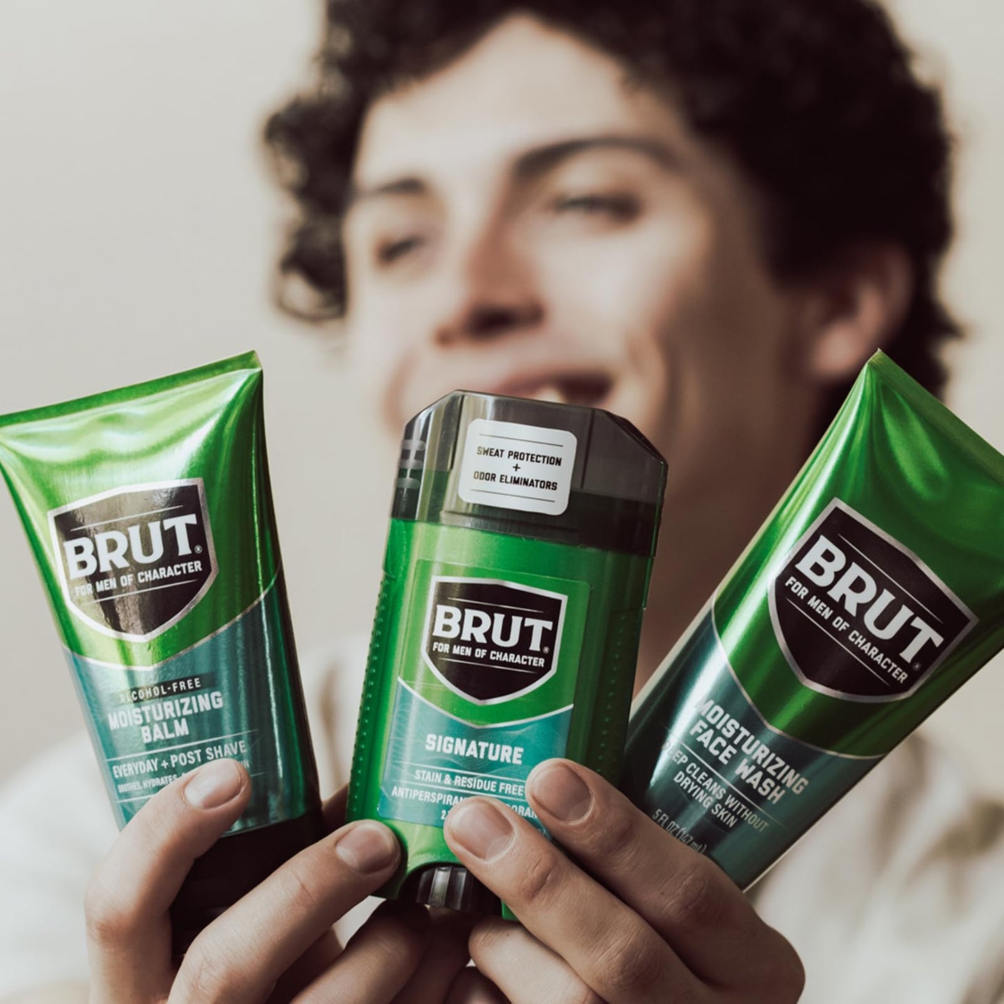 BRUT Signature Scent Antiperspirant and Deodorant - Scented Deodorant Stick for Men - Powerful Sweat Protection - Eliminates Odors - 2.7 oz Beauty and Personal Care Brut