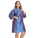 PERFEHAIR Salon Client Gown Robes Cape, Hair Salon Smock for Clients- Kimono Style (Purple) Beauty & Personal Care PERFEHAIR
