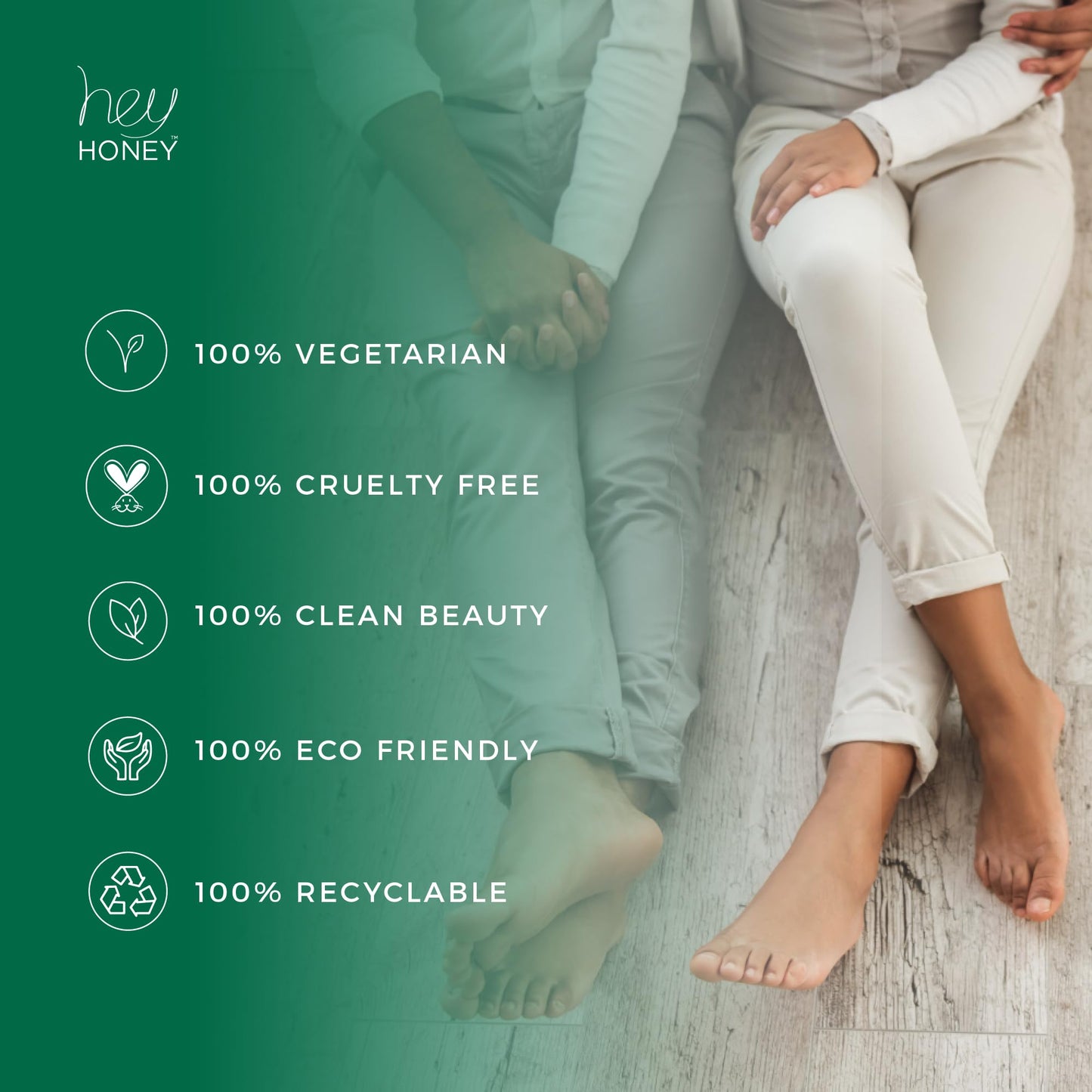Hey Honey Walk the Walk Propolis Foot & Heel Cream for Dry, Cracked Feet | 72-Hour Hydration, Callus Remover & Odor-Fighting Moisturizer with Honey Beauty & Personal Care Hey Honey