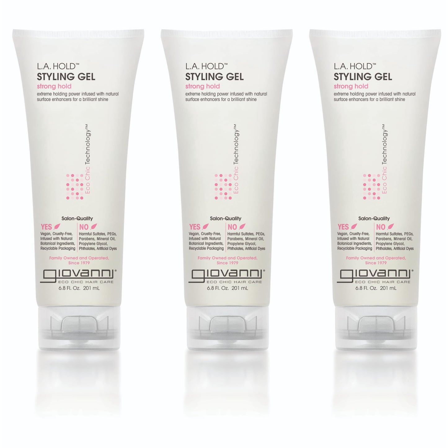 GIOVANNI LA Hold Styling Gel - Hair Gel for Men & Women, Strong Hold Hair Gel in Bulk for Curly, Straight & Wavy Hair, Control Super Hold Slick Gel Beauty & Personal Care GIOVANNI