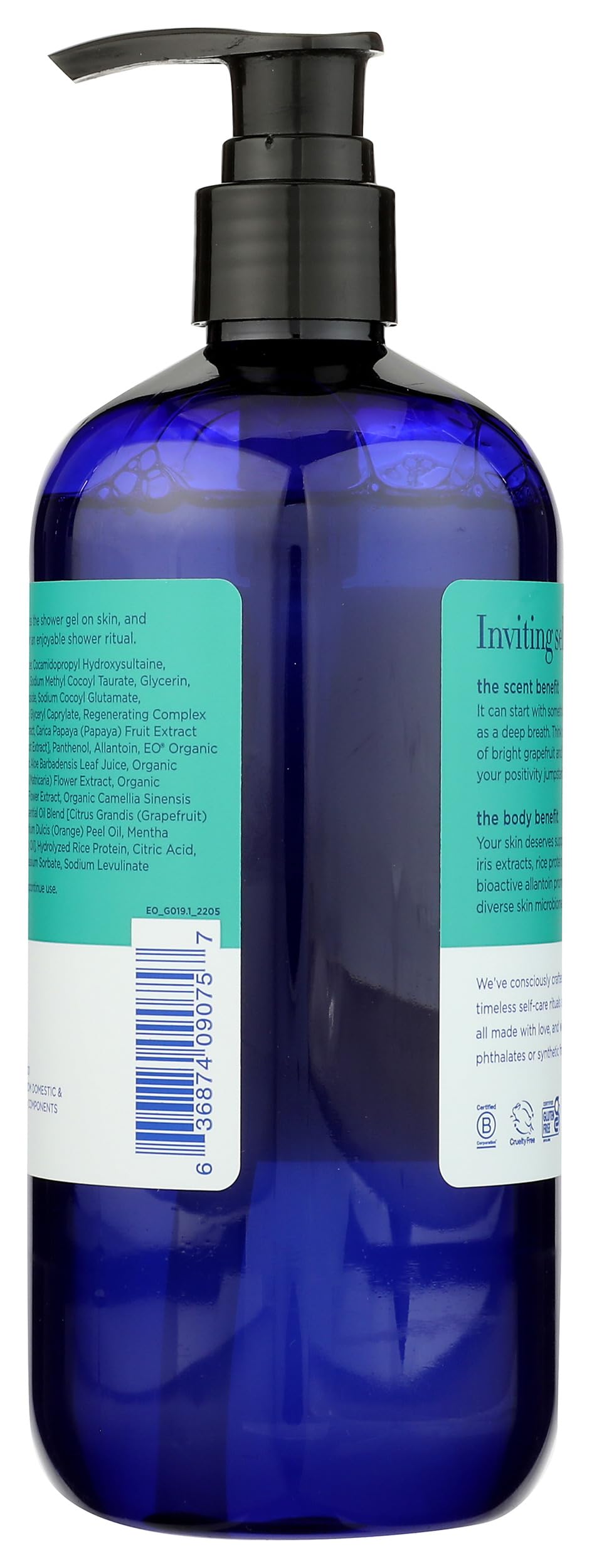 Eo, Shower Gel Grapefruit & Mint, 16 Fl Oz Beauty & Personal Care EO
