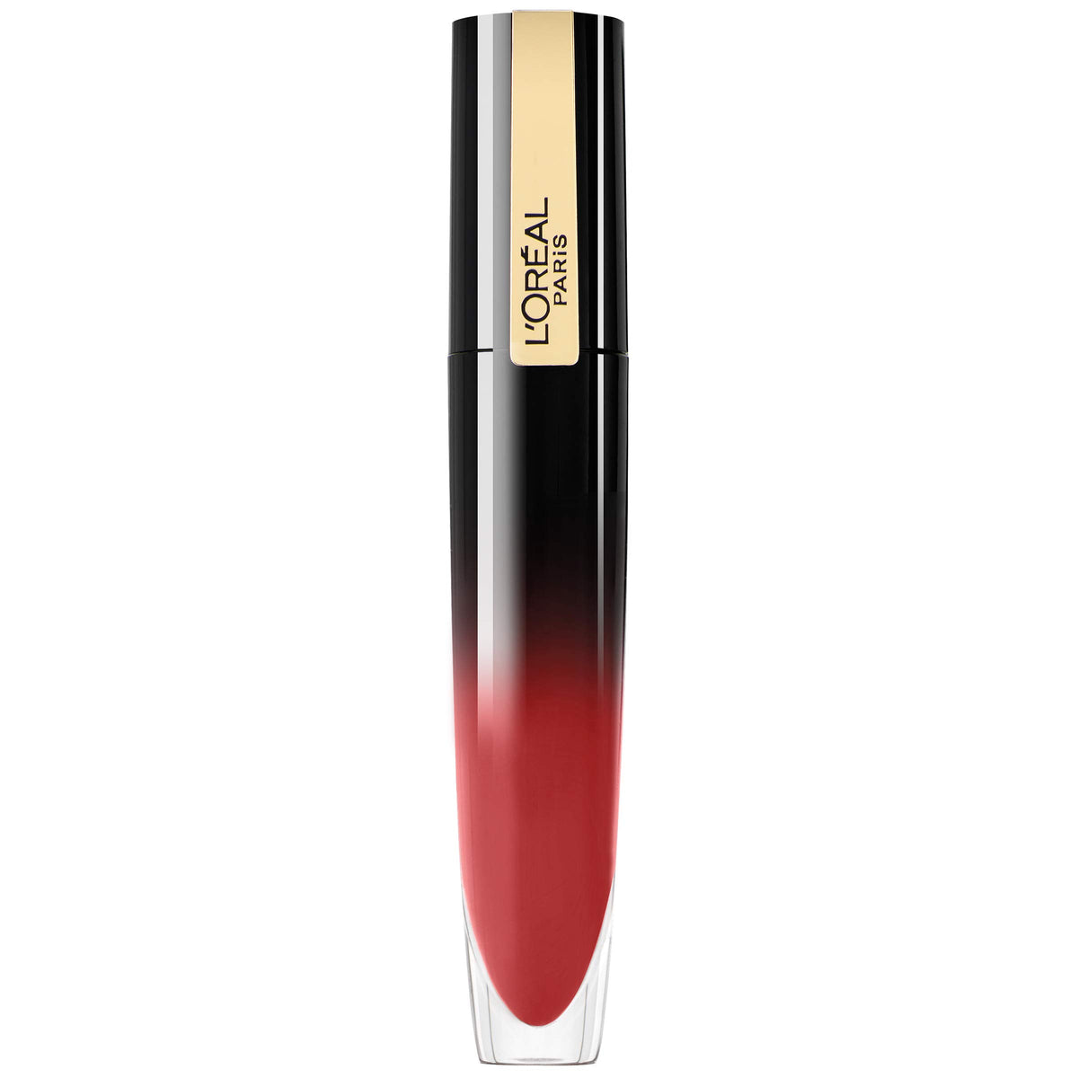 L'Oreal Paris Brilliant Signature Shiny Lip Stain Lipstick, Be Fiery 0.21 Fl Oz.