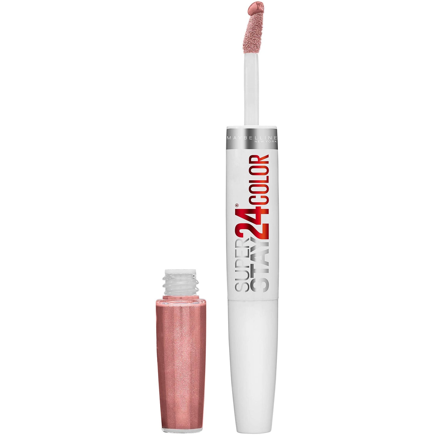 Maybelline Super Stay 24, 2-Step Liquid Lipstick Makeup, Long Lasting Highly Pigmented Color with Moisturizing Balm, Timeless Toffee, Nude Brown, 1 Beauty & Personal Care MAYBELLINE