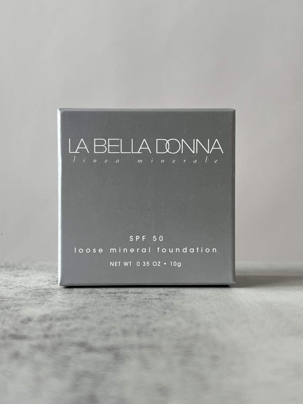La Bella Donna Loose Mineral Foundation, Non-Chemical SPF50, Only 4 Ingredients, Reef-Safe, Non-Nano, Natural Mineral Makeup with Sun Protection | 10g