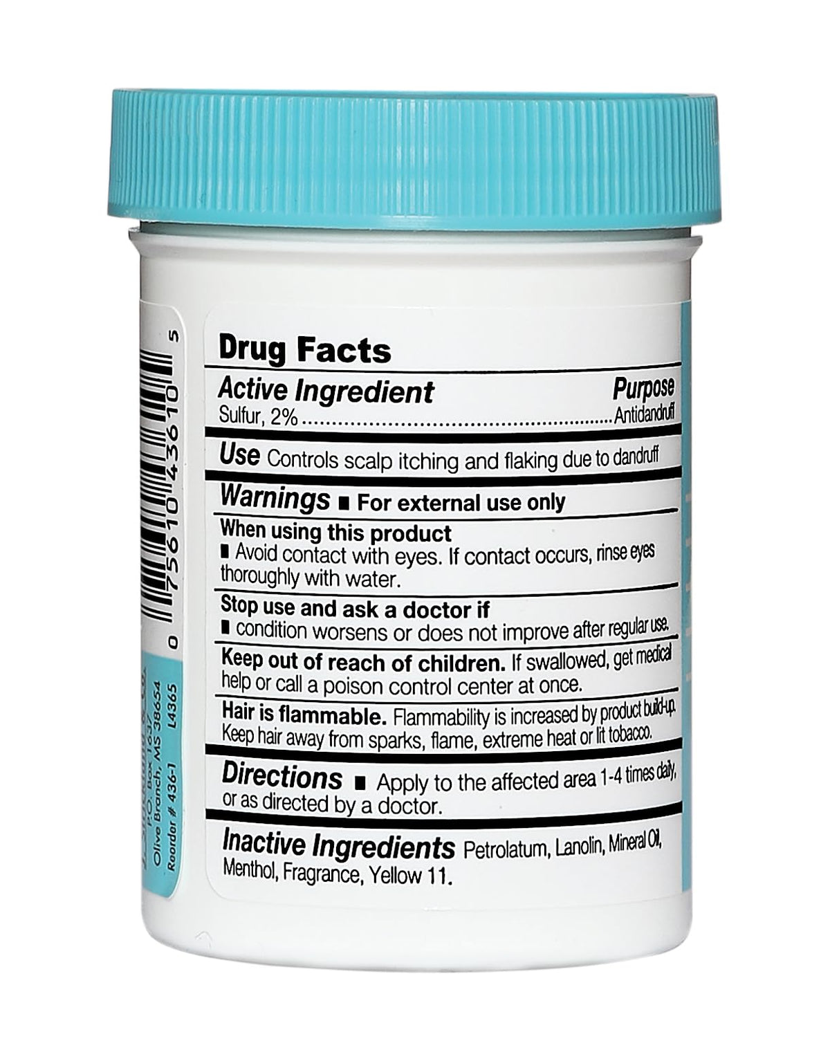 SULFUR8 Medicated Light Formula Anti-Dandruff Hair & Scalp Conditioner - 4 oz. Lightweight Scalp & Hair Treatment - Controls Dandruff, Soothes Itchy,