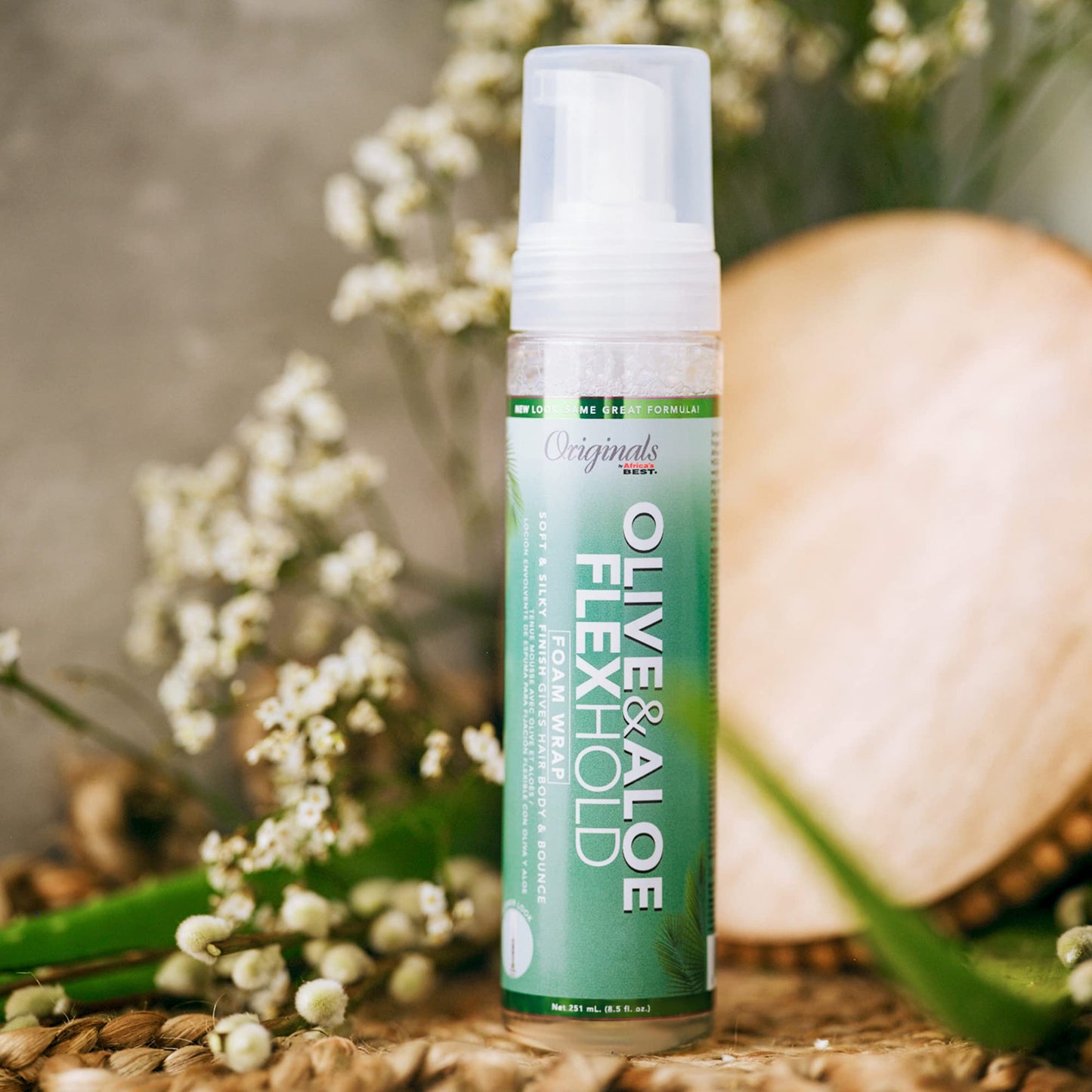 Originals by Africa's Best Olive Oil Foam Wrap Lotion, 6.5oz Bottle, Natural Conditioning, Alcohol Free Flexible Hold, Moisturizes and Helps Beauty & Personal Care Originals by Africa's Best
