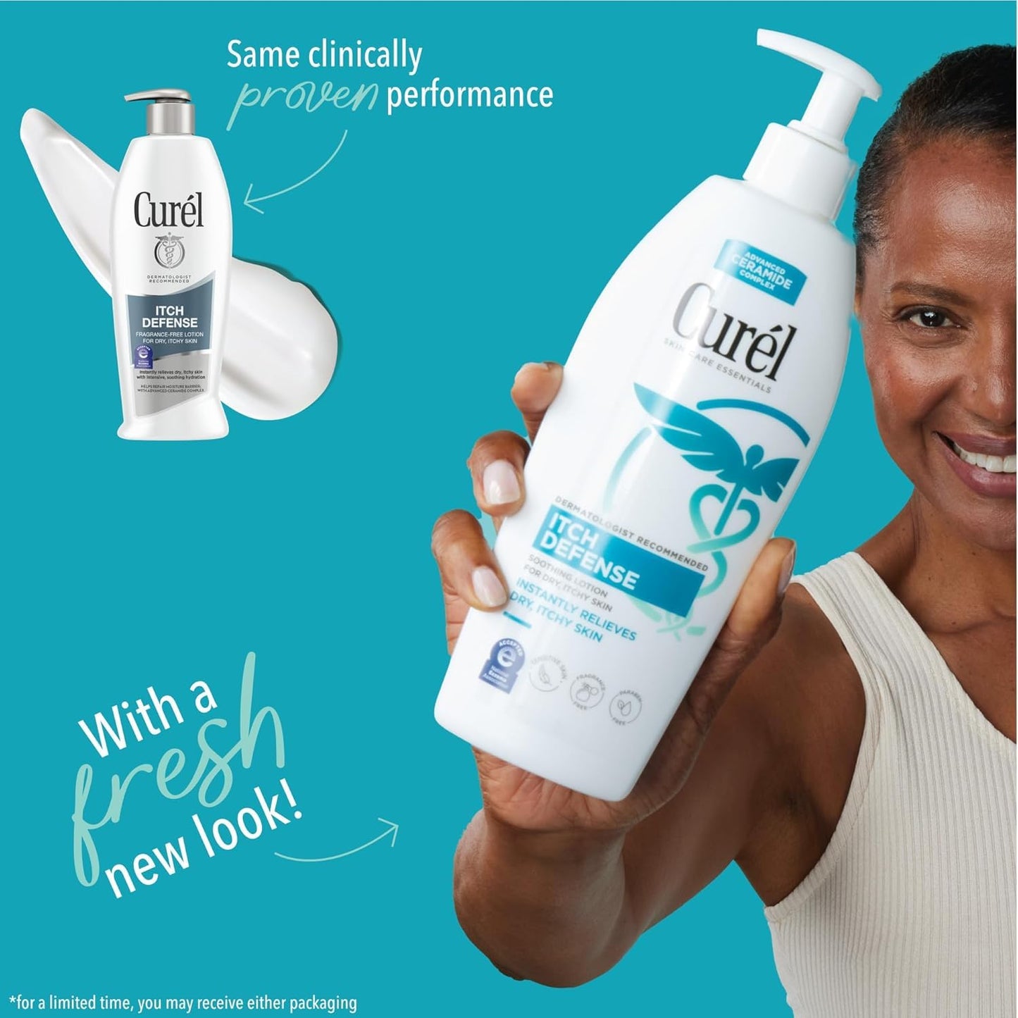 Curel Itch Defense Lotion 13 Ounce Pump (384ml) (3 Pack) Beauty & Personal Care Curel