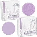 Luxiny Hair Shampoo and Conditioner Set - Sulfate Free Lavender Bars, Made in USA (1 Shampoo Bar 60g, 1 Deep Conditioner Bar 50g) Beauty & Personal Care Luxiny