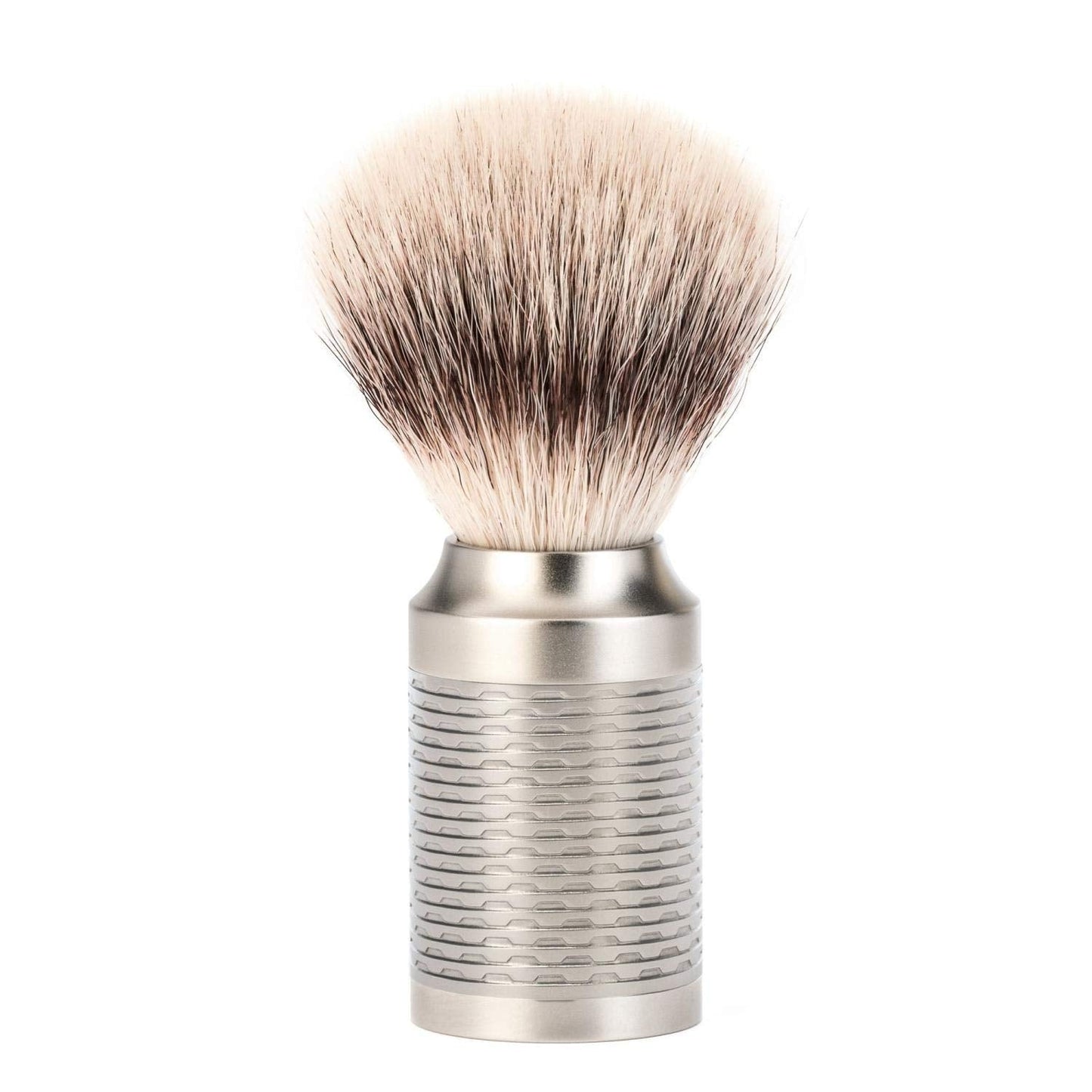 MÜHLE ROCCA Pure Matt Stainless Steel Silvertip Fibre Shaving Brush Beauty and Personal Care MÜHLE