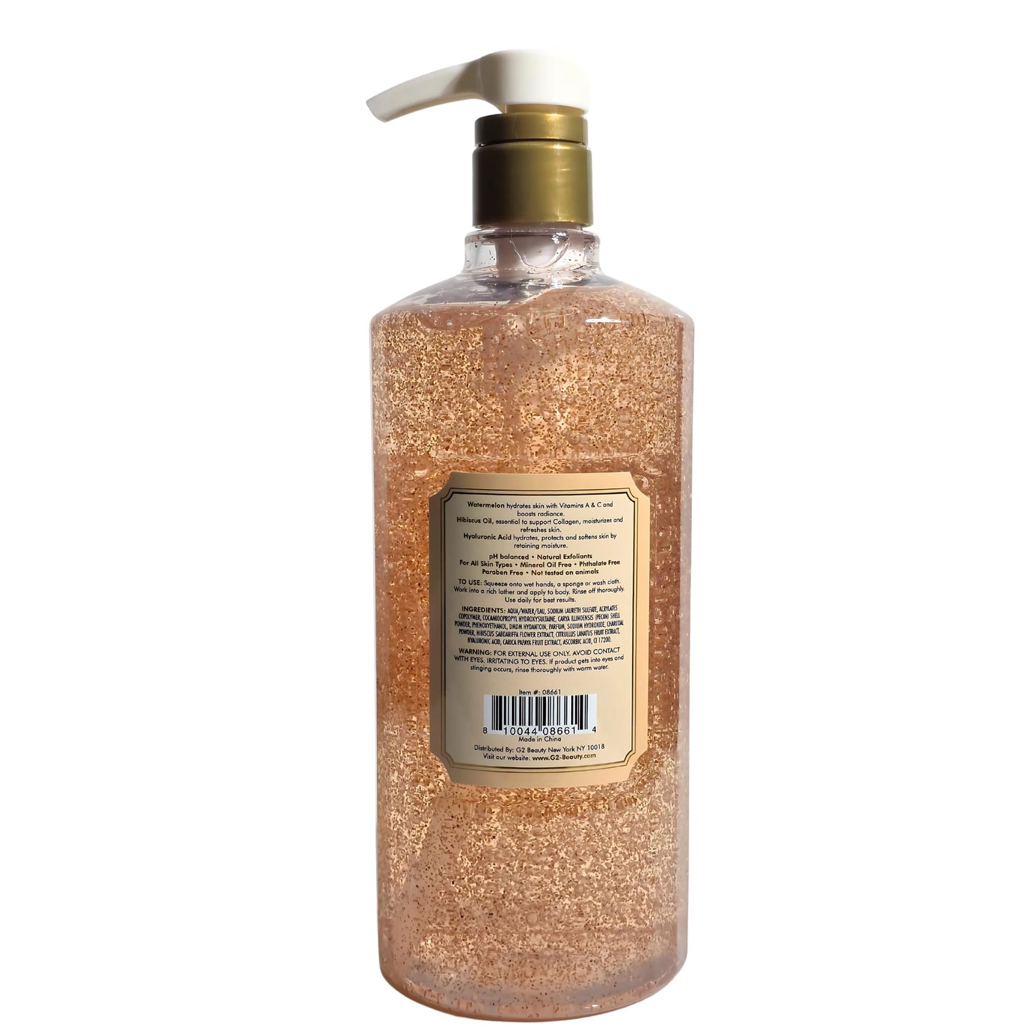RIVER & ROWE Hibiscus & Watermelon Exfoliating Body Wash - Hydrating Daily Cleanser with Hyaluronic Acid for a Fresh & Comforting Skin Experience Beauty & Personal Care RIVER & ROWE