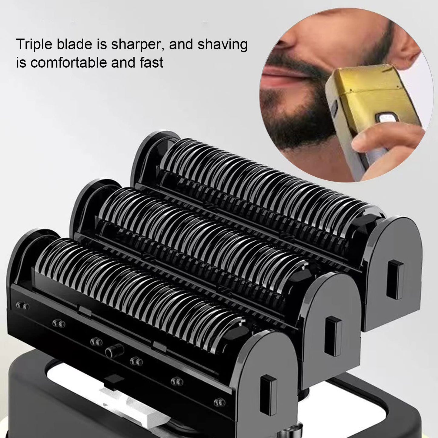Electric Shaver for Me,n Electric Razors Head Shaver for Men Barber Supplies Hair & Beard Trimmer Beauty and Personal Care FILFEEL