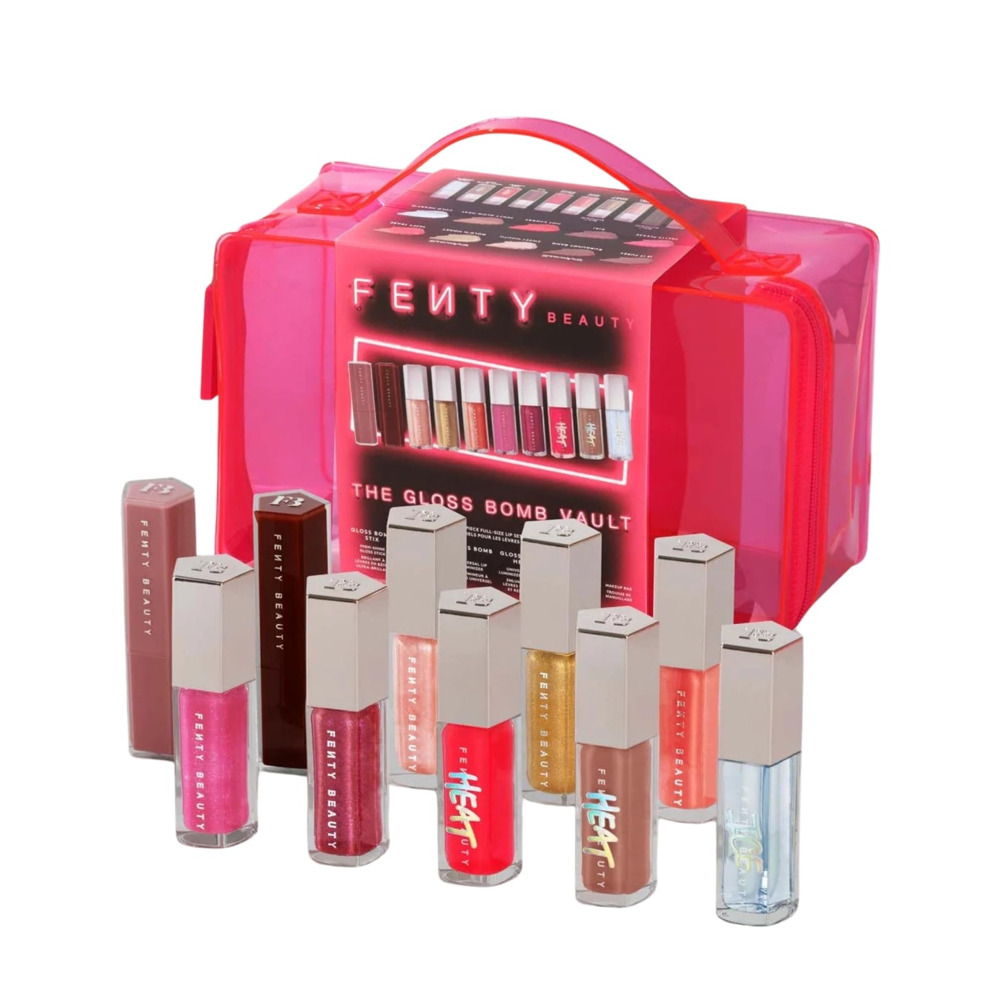 FENTY BEAUTY The Gloss Bomb Vault - 10 Piece Full Size Lip Set Beauty & Personal Care FENTY BEAUTY