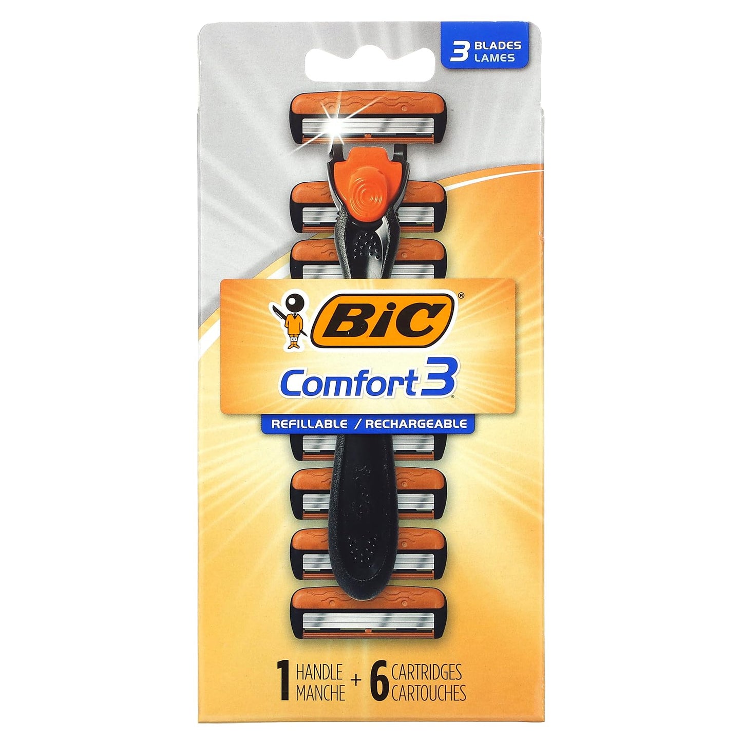 Bic Hybrid Disposable Shaver Beauty and Personal Care BIC
