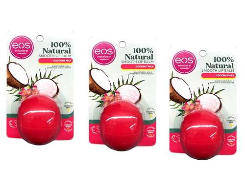 EOS Super Soft Shea Lip Balm, Coconut Milk 0.25 oz (Pack of 3) Beauty & Personal Care eos