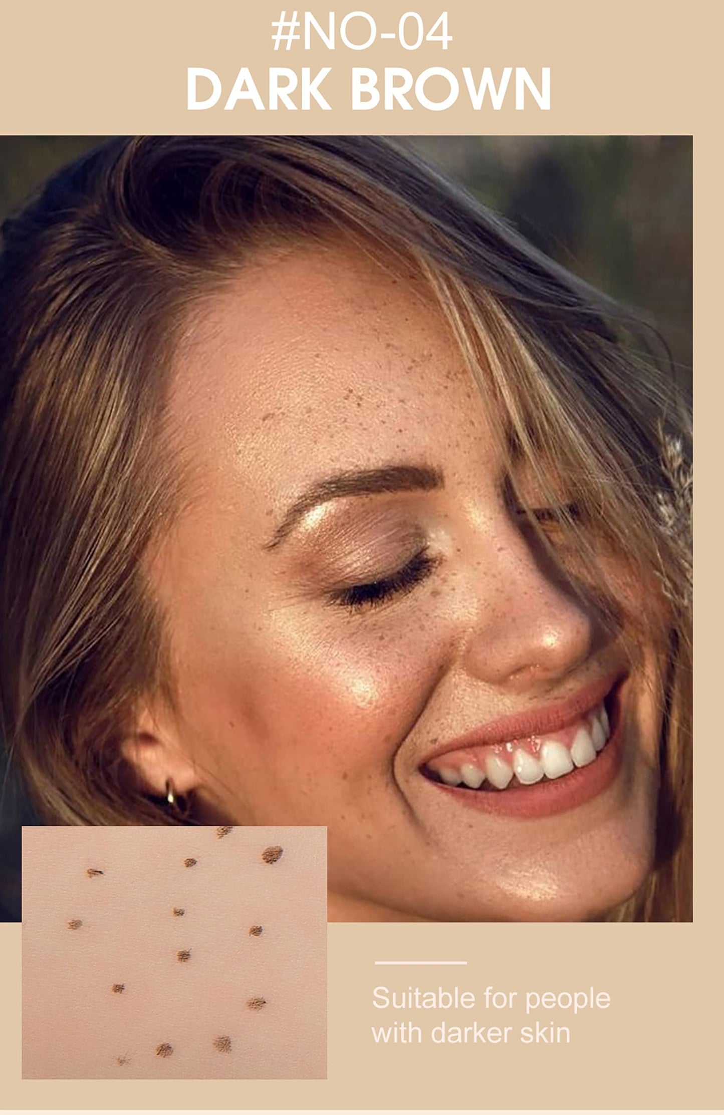 AKARY Freckle Pen Professional Lifelike Face Concealer Point Out Natural Waterproof Longlasting Soft Artificial Freckles Fine Makeup Freckle Pen Life Beauty & Personal Care AKARY