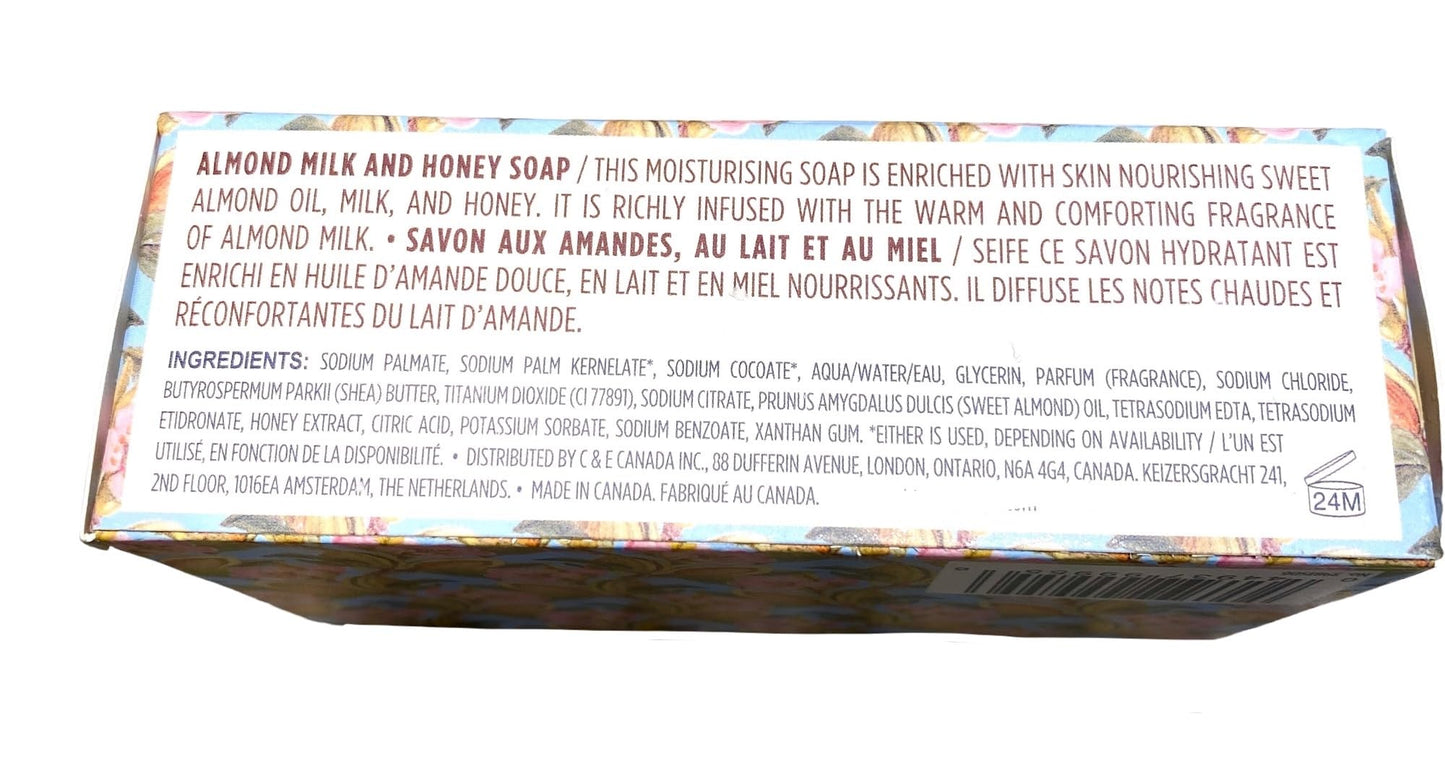 Crabtree & Evelyn Almond & Honey Triple Milled Soap Bar 7 oz Beauty & Personal Care Crabtree & Evelyn