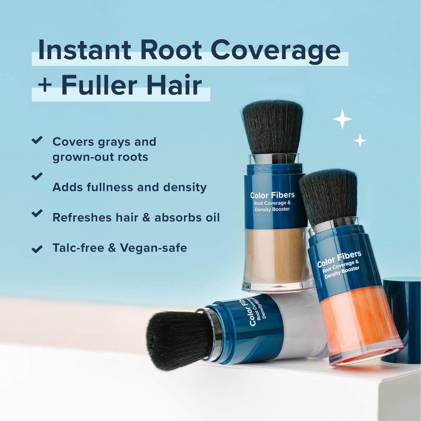 TRUHAIR Color Fibers Root Coverage and Density Booster Refill | Quick-Apply Touch Up Hair Color | Natural Matching, Gray Hair Cover Up - 11 Colors Beauty & Personal Care Truhair