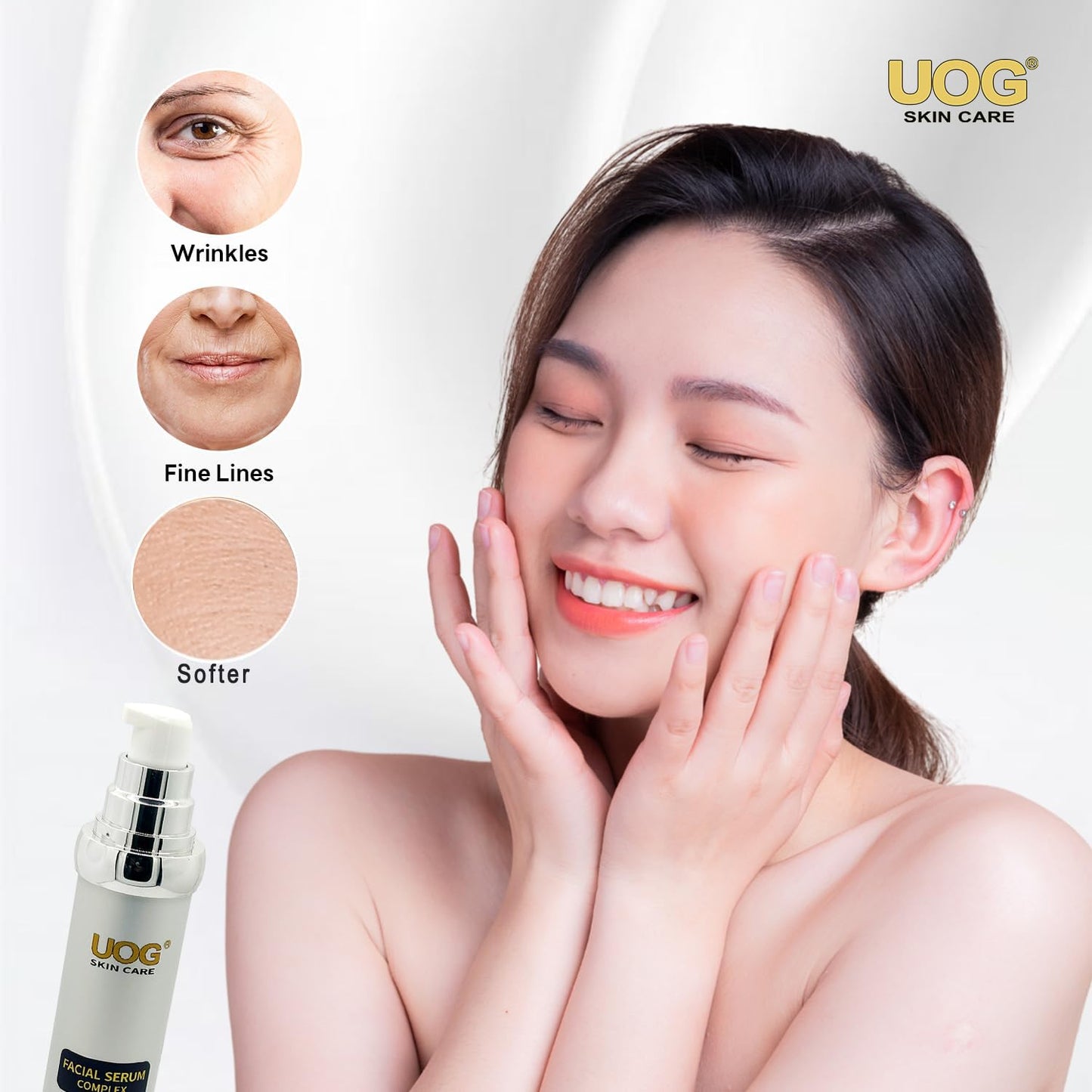 UOG (United One) Face Serum Complex - Hydrating & Firming Face Serum| Lifts, Tightens & Improves Skin Texture | Reduces Fine Lines & Wrinkles for Neck Beauty & Personal Care UOG