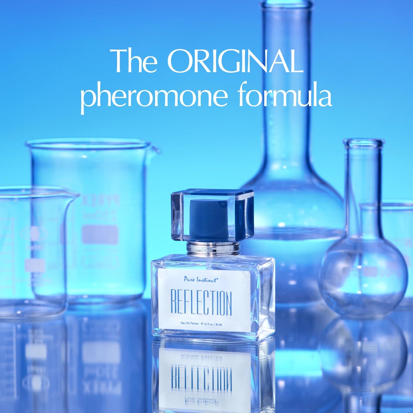 Pure Instinct Reflection The Original Pheromone Cologne Eau de Parfum EDP Fruity Rich Dry Woods Fresh Bold Inspired by Cre.ed Aventus For Men Him 1.0 Beauty & Personal Care Pure Instinct