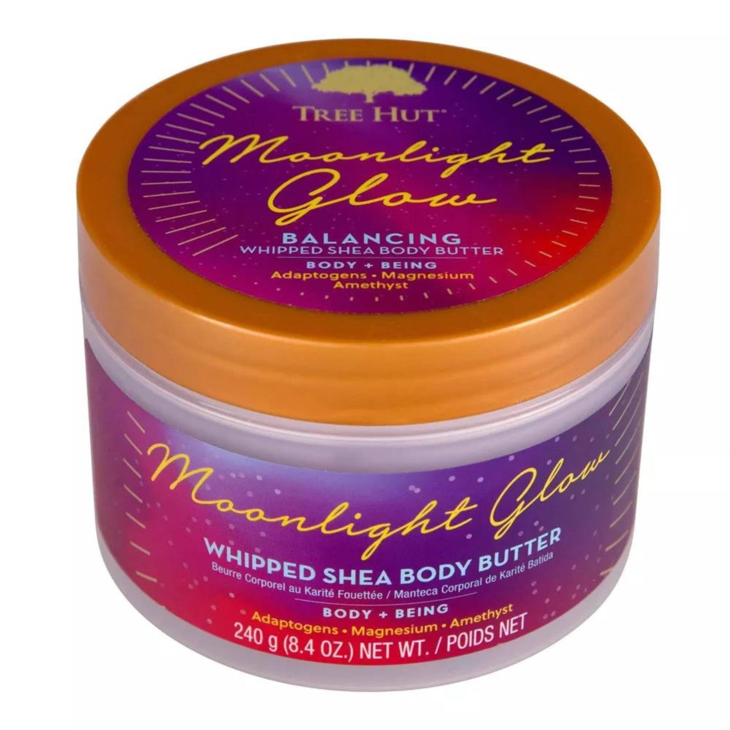 Tree Hut Moonlight Glow Whipped Shea Body Butter - Body + Being - 8.4 ounces Beauty & Personal Care Tree Hut