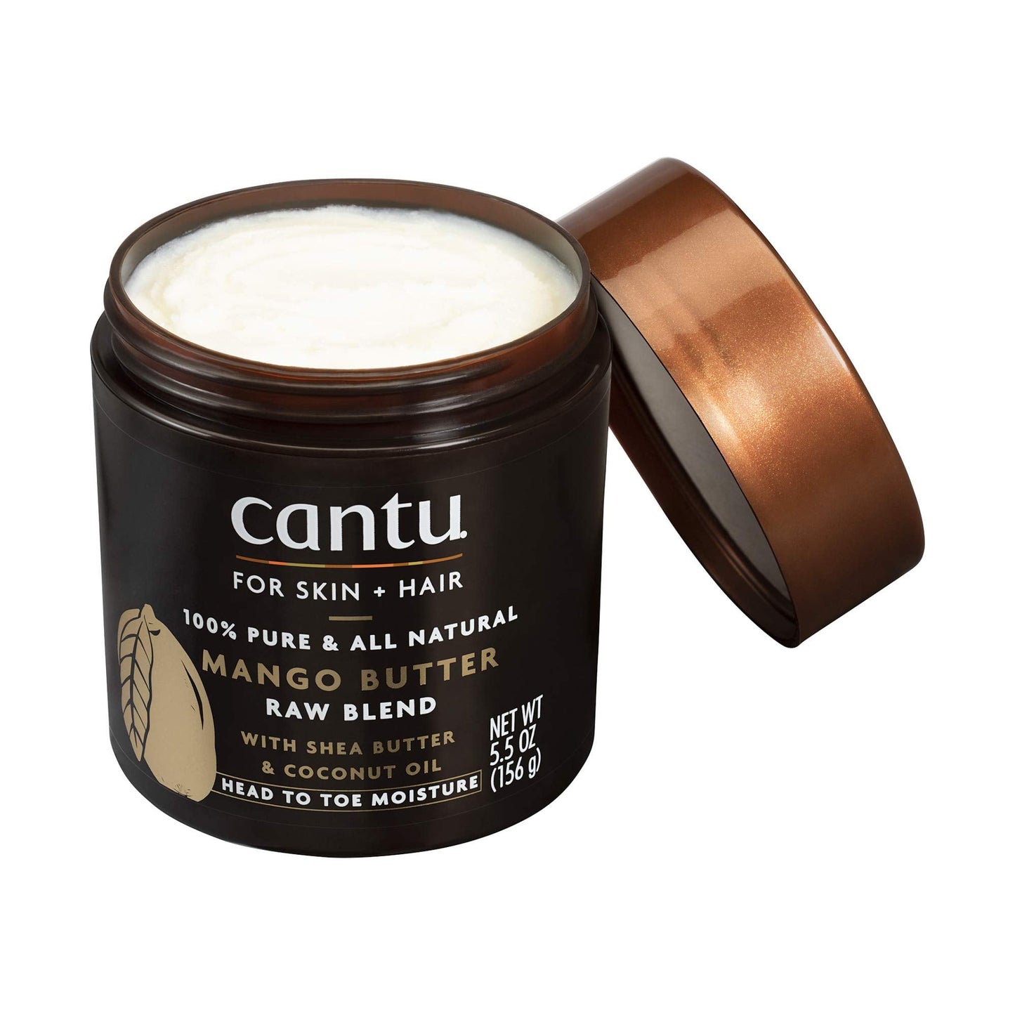 Cantu Skin Therapy Hydrating Raw Blends Body Butter Mango Butter Shea Butter and Coconut Oil, 5.5 Ounce Beauty & Personal Care Cantu