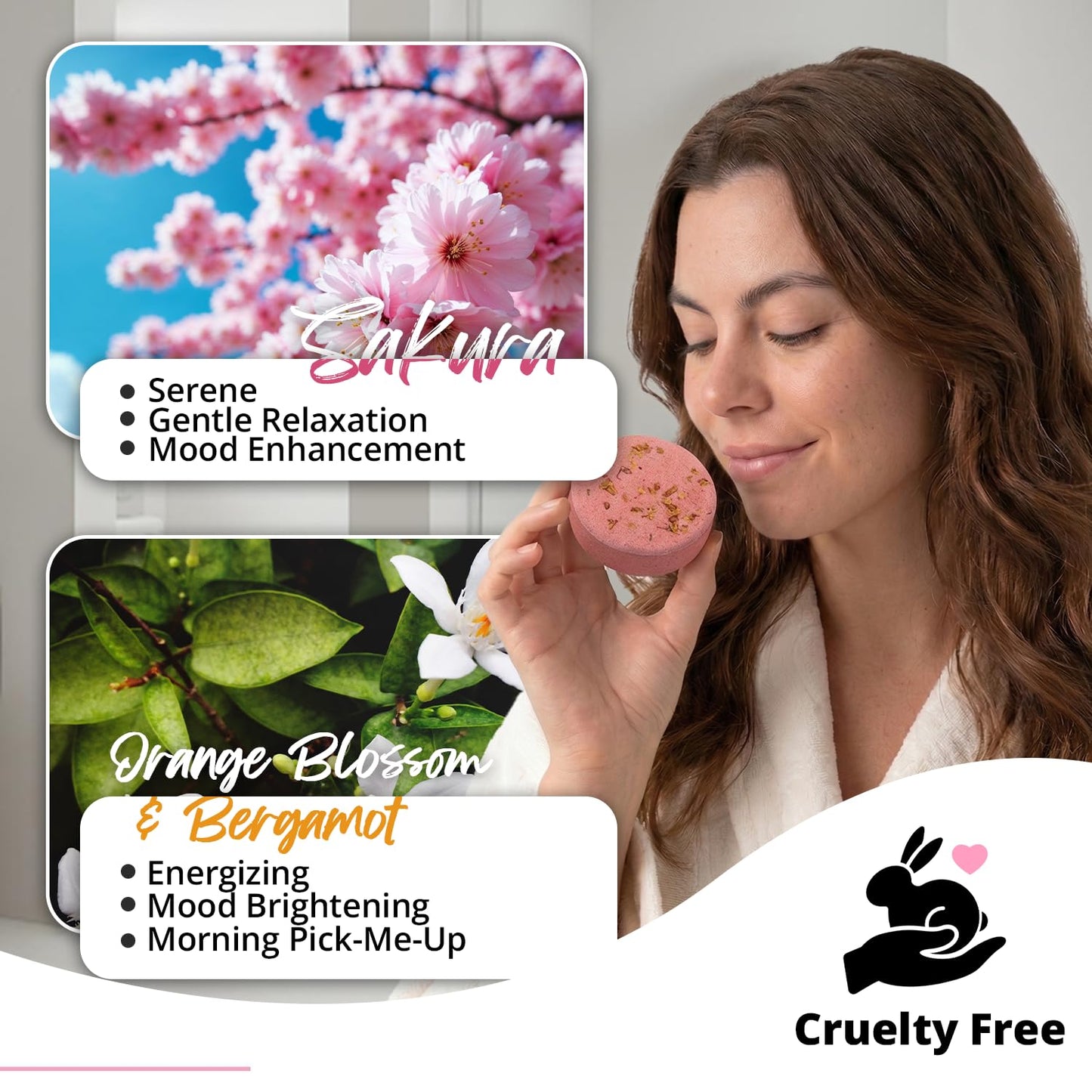 Shower Steamers Aromatherapy SWCANDY 8 Pack Gifts for Mom - Wife, Daughter, Grandma, Women, Sister and Teen Girls Natural Essential Oils Home Spa Self Beauty and Personal Care SWCANDY