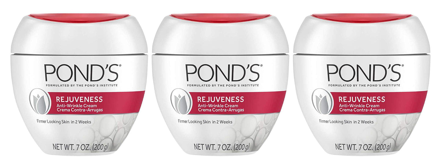 Ponds Rejuveness Anti-Wrinkle Cream 7 Ounce Jar - 3 Pack Beauty & Personal Care POND'S