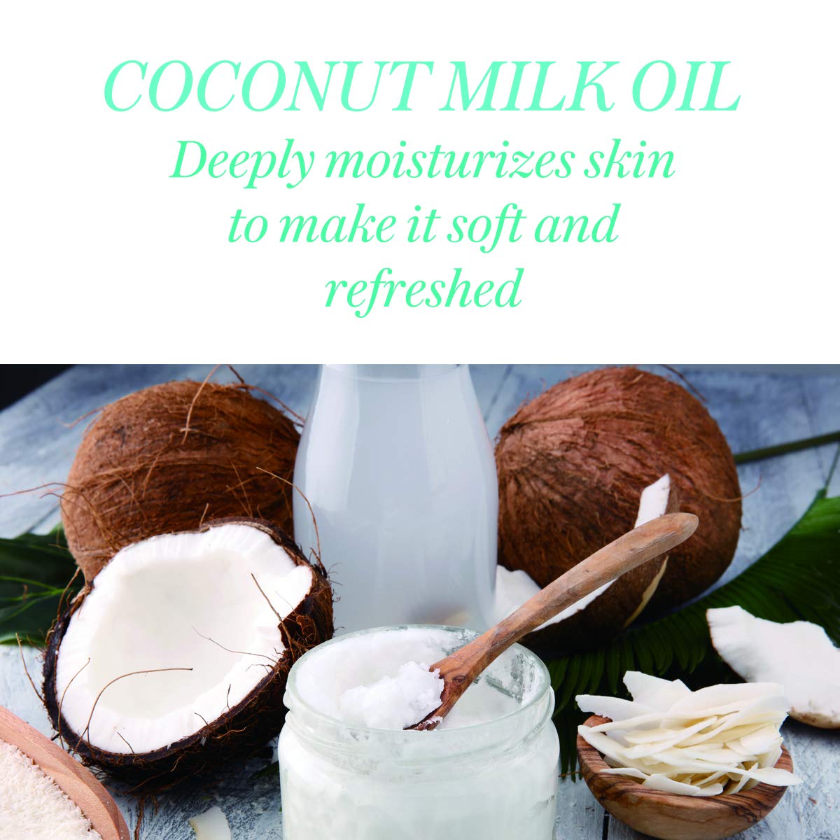 Luseta Coconut Milk Body Wash,Gentle Soap-Free Body Cleanser Deeply Moisturizes for Dry Skin 33.8oz Beauty & Personal Care L LUSETA