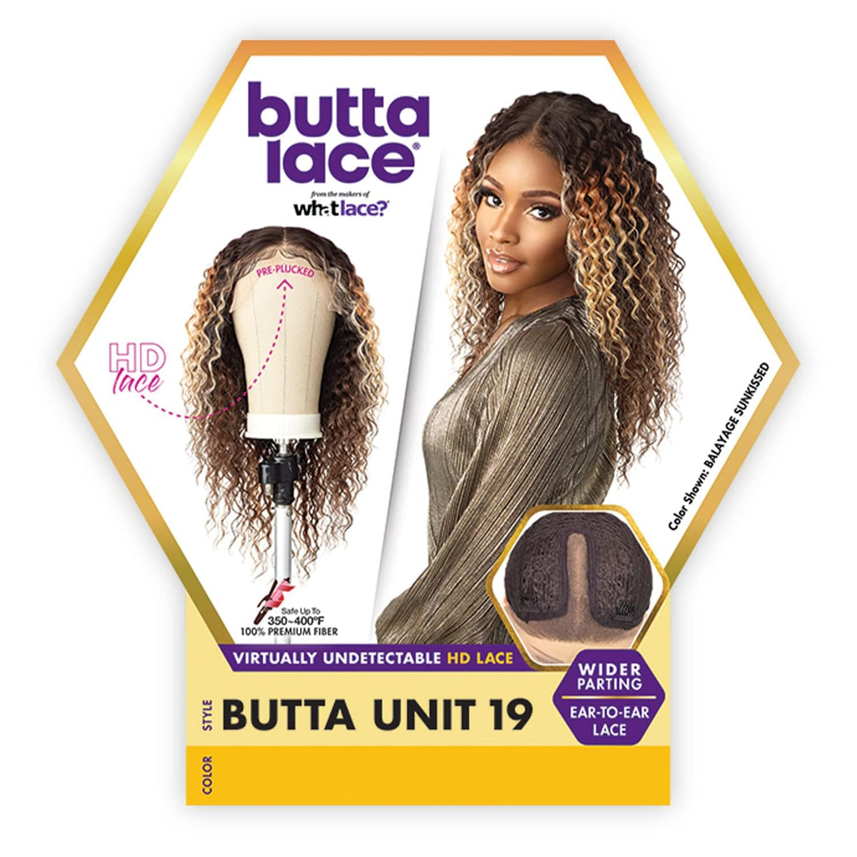 Sensationnel Butta LaceWig-Unit 19, BALAYAGEHAZELNUT