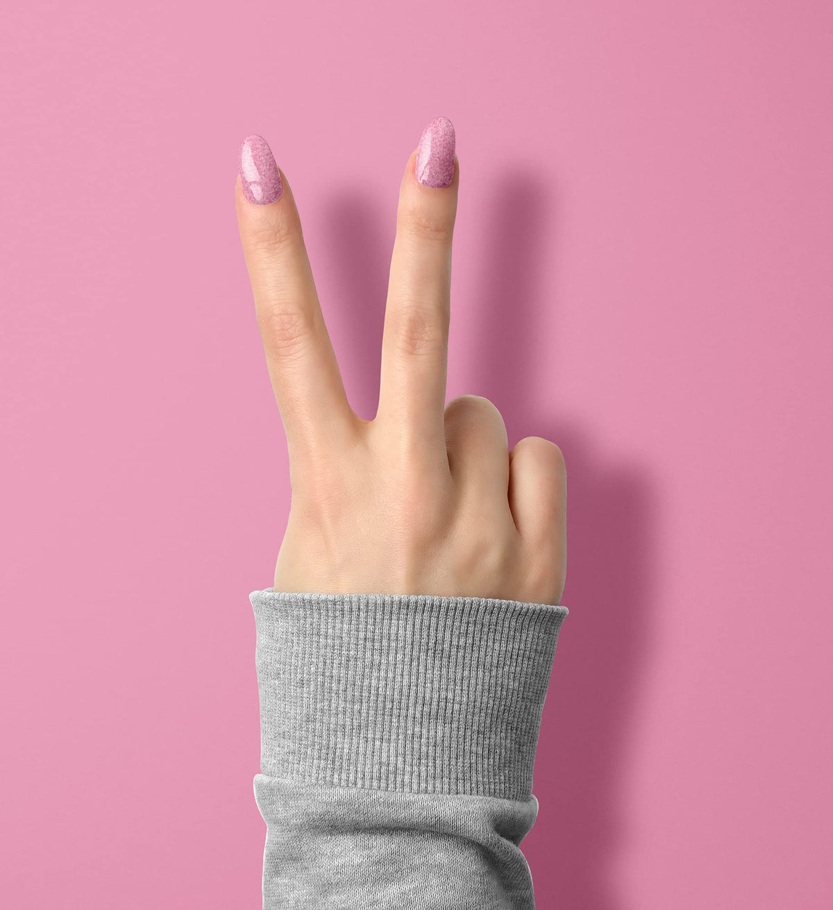 LeChat - Perfect Match Gel Polish - Ice Princess - Bubblegum Pink with Glitter Finish - (0.5 Ounce) - Easy Application - Soak Off Formula