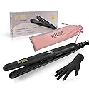 Hot Tools Pro Signature Ceramic + Tourmaline Flat Iron for Sleek Results, 1 Inch Plates Beauty & Personal Care HOT TOOLS