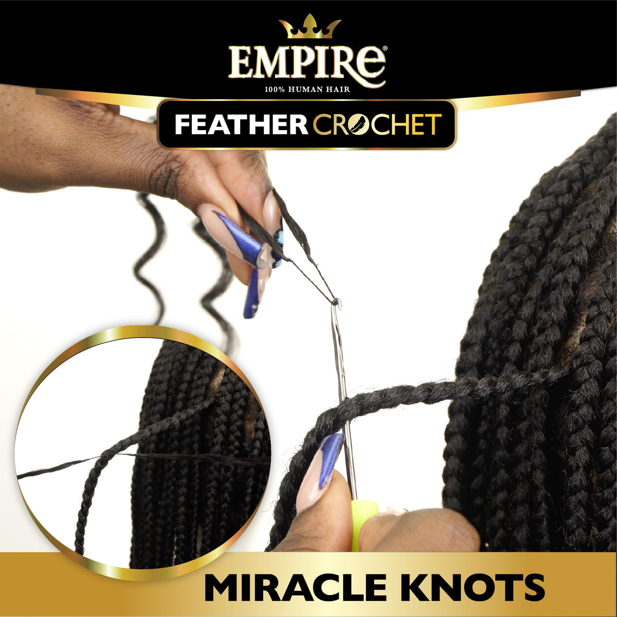 Sensationnel Empire Feather Crochet Braids-Deep,12 inch, S4/27