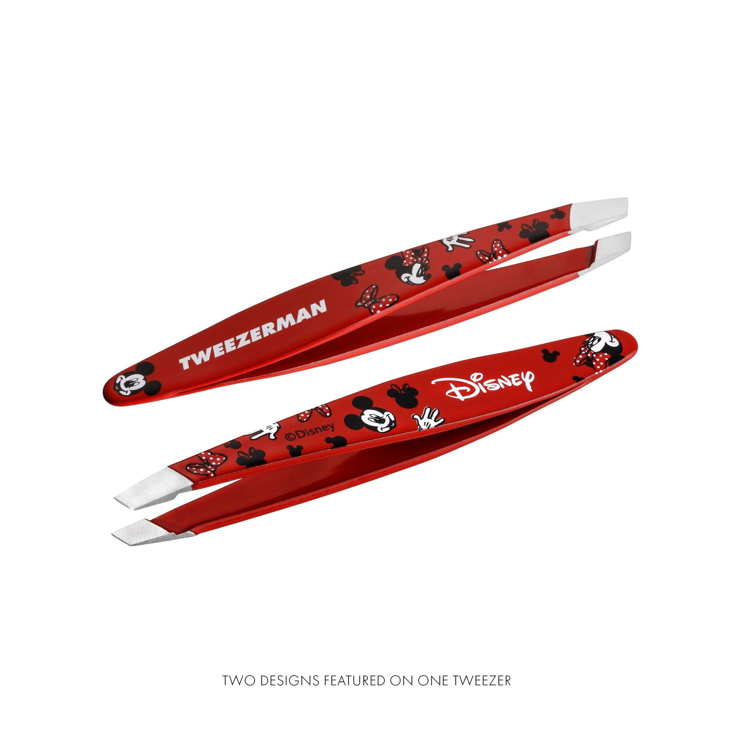 Tweezerman Disney's Mickey Mouse & Minnie Mouse We Got Ears Mini Slant Tweezer - Tweezers for Eyebrows, Travel Tweezers for Eyebrows, Facial Hair Beauty & Personal Care Tweezerman