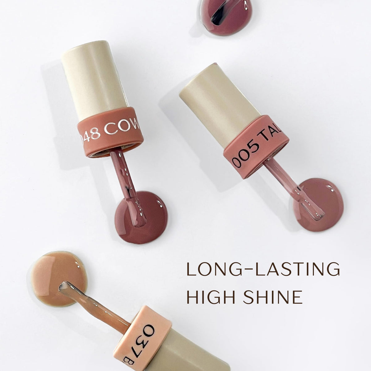 LECHAT Gel Polish - Rosy Glow, Color and Top in One Coat, Shiny Long-Wear, Dark Rosy Nude Gel Polish