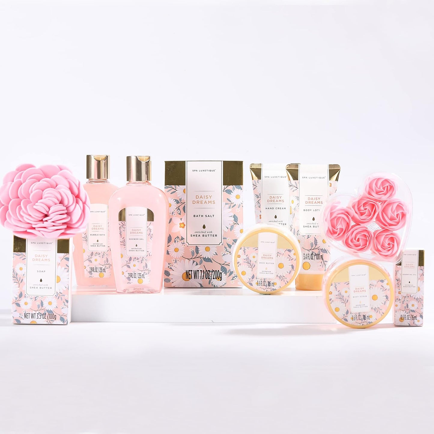 Spa Gift Baskets for Women, Spa Luxetique Bath Gift Set, 12pcs Relaxing Home Spa Kit for Women with Shower Gel, Bath Salt, Essential oil, Body Lotion Beauty and Personal Care spa luxetique