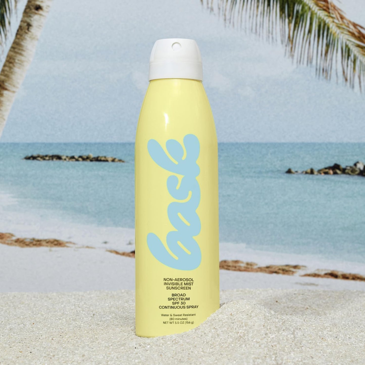 Bask SPF 30 Sunscreen Spray, 5.5 oz - Non-Aerosol, Broad Spectrum UVA/UVB Protection, Dermatologist Recommended, Moisturizing, Lightweight Beauty & Personal Care Bask