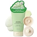Flufie Whipped Facial Cleanser with Hyaluronic Acid & Green Tea - Deep Hydration & Gentle Pore Care - Dermatologist Tested, Anti-Aging, Korean Skin Beauty & Personal Care Flufie