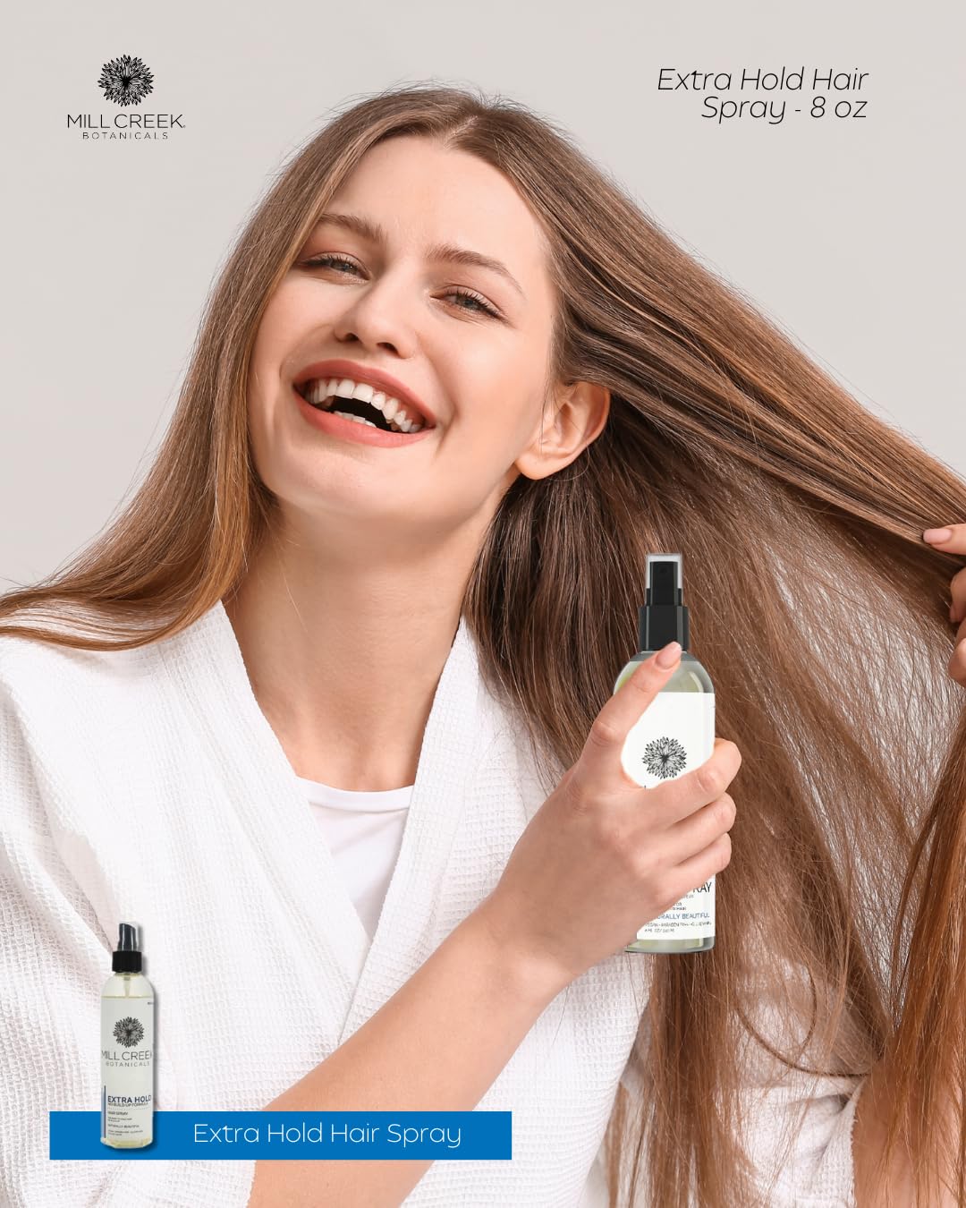 Mill Creek Botanicals Extra Hold Hair Spray - 8 Oz, 3 Pack (Image May Vary) Beauty & Personal Care Mill Creek