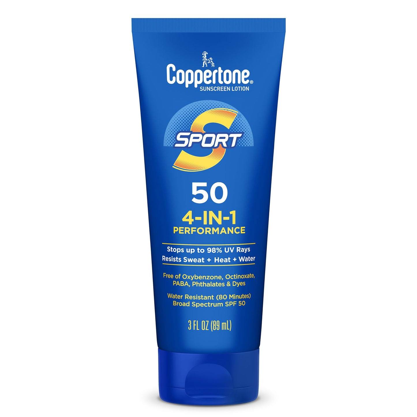 Coppertone SPORT Sunscreen Lotion Broad Spectrum SPF 50 (3 Fluid Ounce) (Packaging may vary) Beauty & Personal Care Coppertone