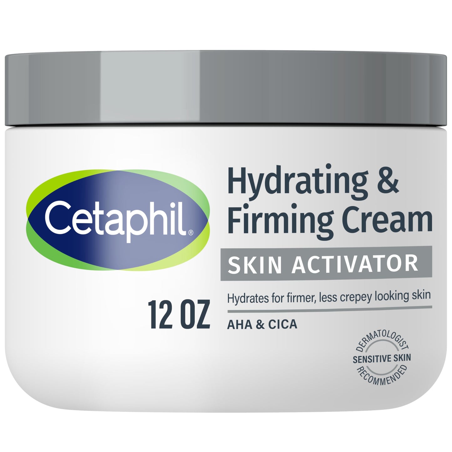 Cetaphil Skin Activator Hydrating & Firming Body Cream 12oz, Mandelic Acid (AHA) and Centella Asiatica (CICA) Cream, Hydrates and Firms Aging Skin Beauty & Personal Care Cetaphil