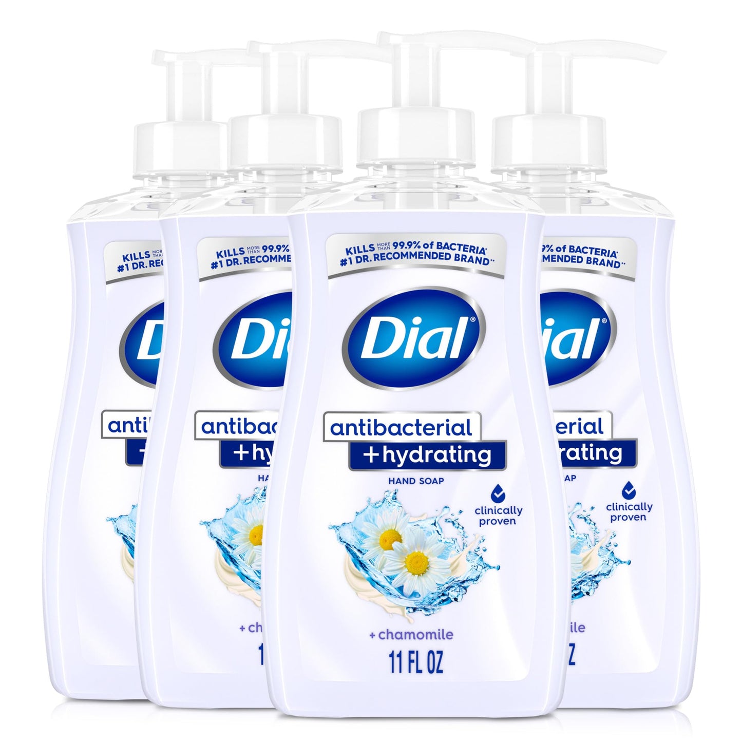 Dial Antibacterial Plus Hydrating Chamomile Liquid Hand Soap, 11oz (Pack of 4) Beauty & Personal Care Dial