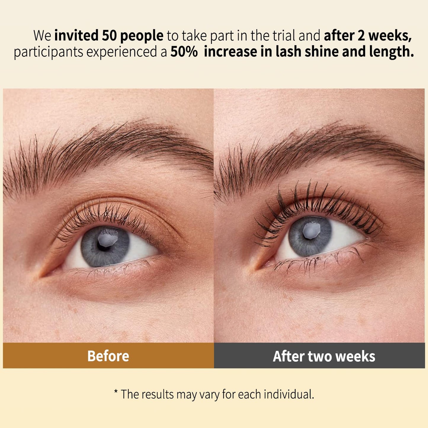 Eyelash Growth Serum for Thicker, Longer, Natural Lashes without Prostaglandin - Grow Luscious, Natural Lashes with Advanced Enhancer | Vegan… Beauty & Personal Care UJhay