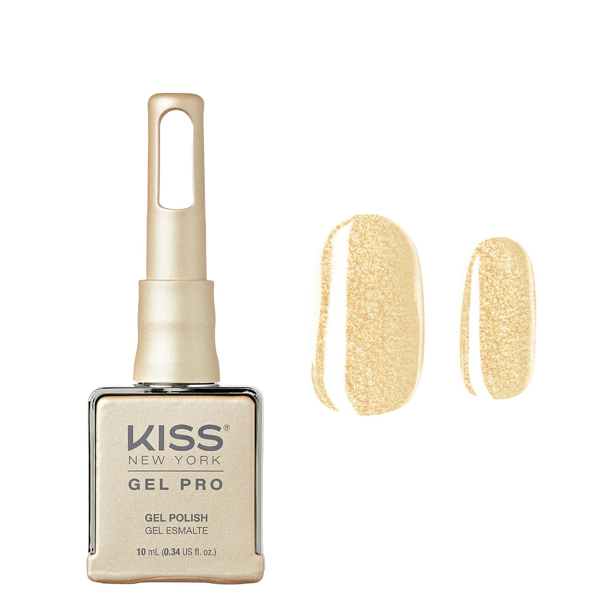 KISS NEW YORK Gel Nail Polish Soak Off UV LED Gel Polish 10mL Nail Art Salon Manicure DIY HEMA FREE, TPO FREE (Cream of the Crop)