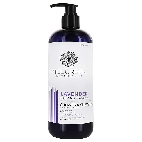 Mill Creek Lavender 2-In-1 Shower & Shave Gel, Parabens Free, 14 Fluid Ounces (Pack Of 3) Beauty & Personal Care Mill Creek